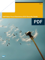 SAP Nota Fiscal Eletrônica 10.0 Security Guide