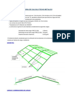 1 Memoria de Calculo Techo Metalico Almacen PDF