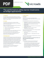 Road Design Note 0607 Performance Safety Barrier Treatments at Bridge Approaches