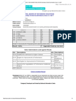 Central Board of Secondary Education Secondary School Examination (Class X) - 2017