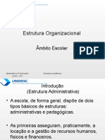 Estrutura Organizacional de Uma Escola