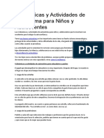 8 Dinámicas y Actividades de Autoestima para Niños y Adolescentes