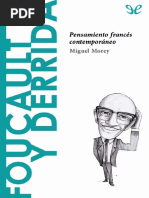 (Descubrir La Filosofia 27) Morey, Miguel - Foucault y Derrida. Pensamiento Frances Contemporaneo