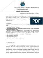 Orientacoes para Elaboracao Do TCC - Pos Graduaçao