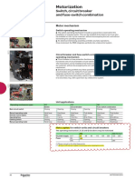 Motorization: Switch, Circuit Breaker and Fuse-Switch Combination