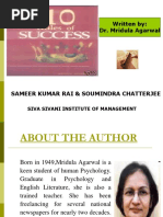 Written By: Dr. Mridula Agarwal: Siva Sivani Institute of Management