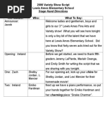 2006 Variety Show Script Master