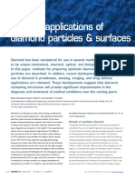 Medical Applications of Diamond Particles and Surfaces