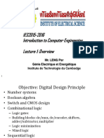 IES2015-2016 Introduction To Computer Engineering Lecture 1: Overview