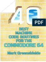 40 Best Machine Code Routines For C64 PDF