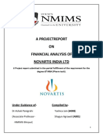 Financial Analysis of Novartis India LTD - 242048365 PDF