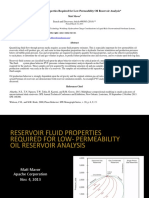 Reservoir Fluid Properties Required 