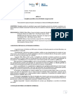 Aula 1 - Disciplina Jurídica Da Atividade Empresarial