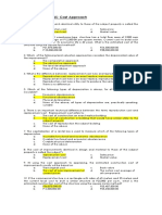 Module Exam For Cost Approach With Answers