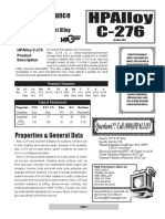 High Performance: Properties & General Data