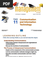 Communication and Information Technology: Stephen P. Robbins Mary Coulter