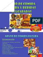 Abuso de Comida Basura y Bebidas Azucaradas