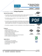 LM7805 Regulador de Voltaje. Datasheet