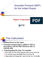 The Non-Deliverable Forward (NDF) Market For The Indian Rupee