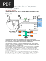 Bypass Method For Recip Compressor Capacity Control