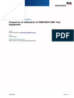 CMC Calibration Recommendation ENU