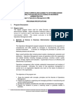 Sample Curricula Bachelor of Science in Business Administrat PDF