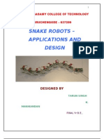 Abstract of Snake Robotics