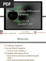 Basic Governing Differential Equations