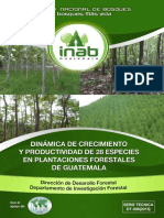 Dinámica de Crecimiento y Productividad de 28 Especies en Plantaciones-VF