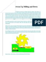 Upmilling Vs Downmilling