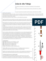 Sonda para Medición de Alto Voltaje