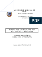 Análisis de Estructuras Con Materiales Compuestos.