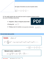 Taylor and Maclaurin Series