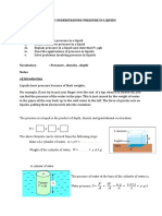 3.2 Understanding Pressure in Liquids