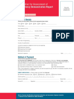 Competency Demonstration Report Applicationform