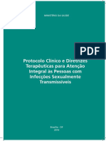 Protocolo Clínico e Diretrizes Terapêuticas para Atenção Integral Às Pessoas Com Infecções Sexualmente Transmissíveis