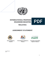 IPEA Assessment Statement Malaysia Update For 2015