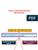 Fines y Efectos de Los Impuestos