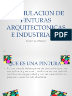 Formulacion Pintura Arquitectonicas e Industriales