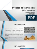 Proceso de Fabricación Del Cemento