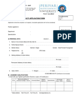 Faculty Application Form 2015