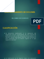 Dimensionamiento de Ciclones