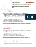 CCNA 2 Chapter 10 v5.0 Exam Answers 2015 100