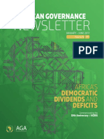 African Governance Newsletter - Democratic Dividends and Deficits (Jan-June 2017)