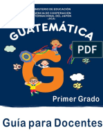 Guía de Matemáticas de Primer Grado para El Maestro