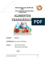 Alimentos Transgenicos