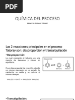 Química Del Proceso