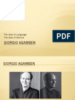 The Idea of Language Giorgio Agamben Caner C3a7etiner 12-11-20151