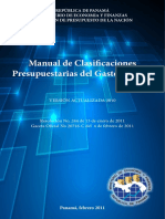 Manual de Clasificaciones Presupuestarias PDF