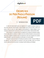 Résumé Oedipe Roi